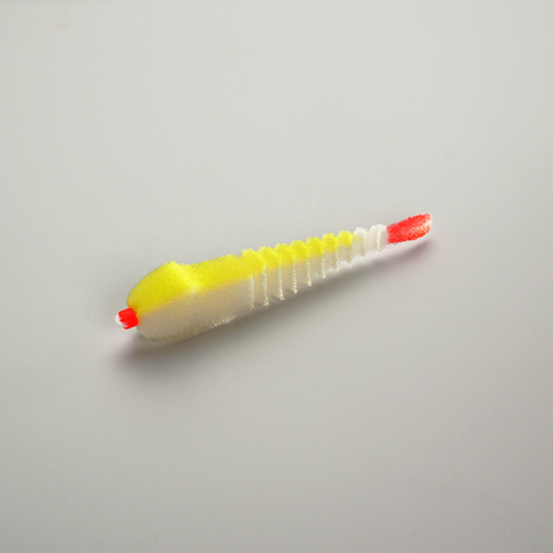 Рыбка поролоновая 3D Ex STREAM WLGr 10см под офсет. крюч. № 1/0, 2/0, 3/0