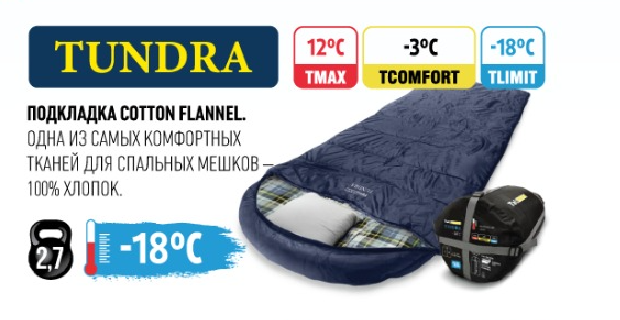 TauMANN Спальный мешок-одеяло с капюшоном TauMANN Tundra #L (молния слева)