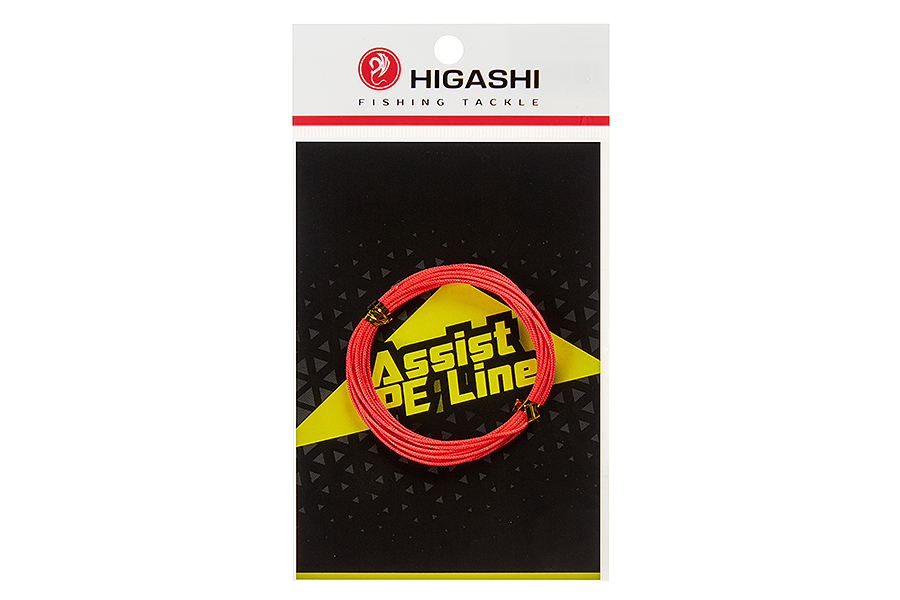 Higashi Поводковый материал HIGASHI Braid PE Line Red 120lbs 3м