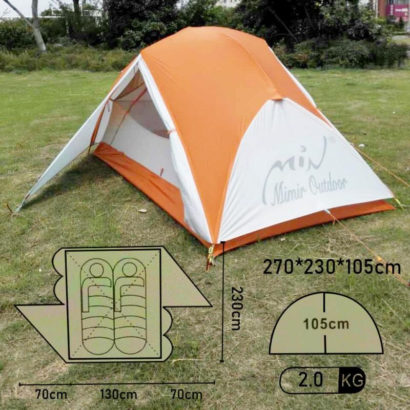 2-х местная профессиональная туристическая палатка-шатер Mircamping 6022-X