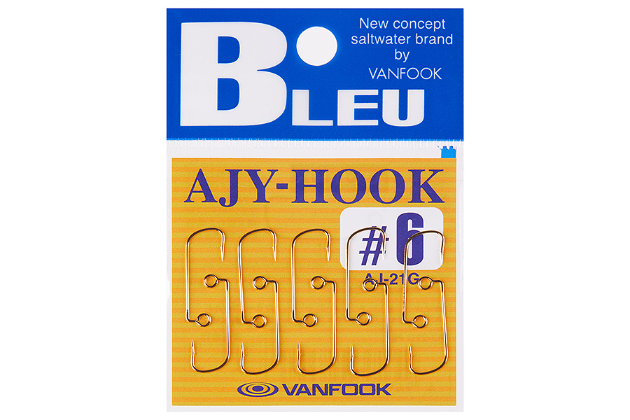 Vanfook Офсетные крючки VANFOOK AJ-21S #6 gold