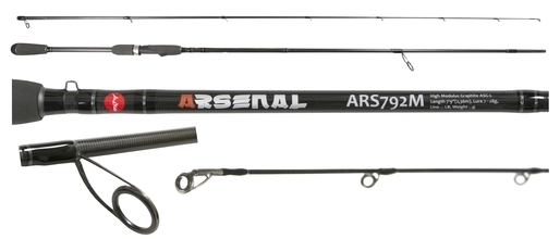 Спиннинг Aiko Arsenal 902M 274cm, тест 12-42g, 10-25lb, e-fast.