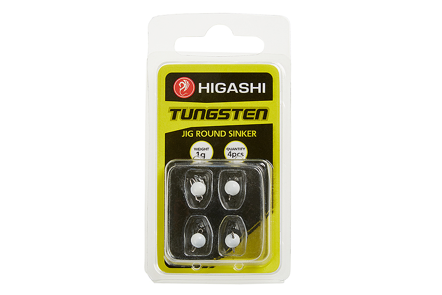 Higashi Грузила HIGASHI Jig Tungsten Sinker R Luminous 4гр (set-3pcs)