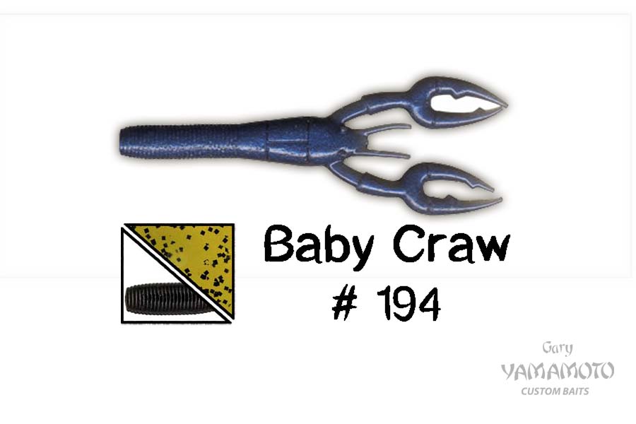 Higashi Приманка GARY YAMAMOTO Baby Craw 3.75" #194