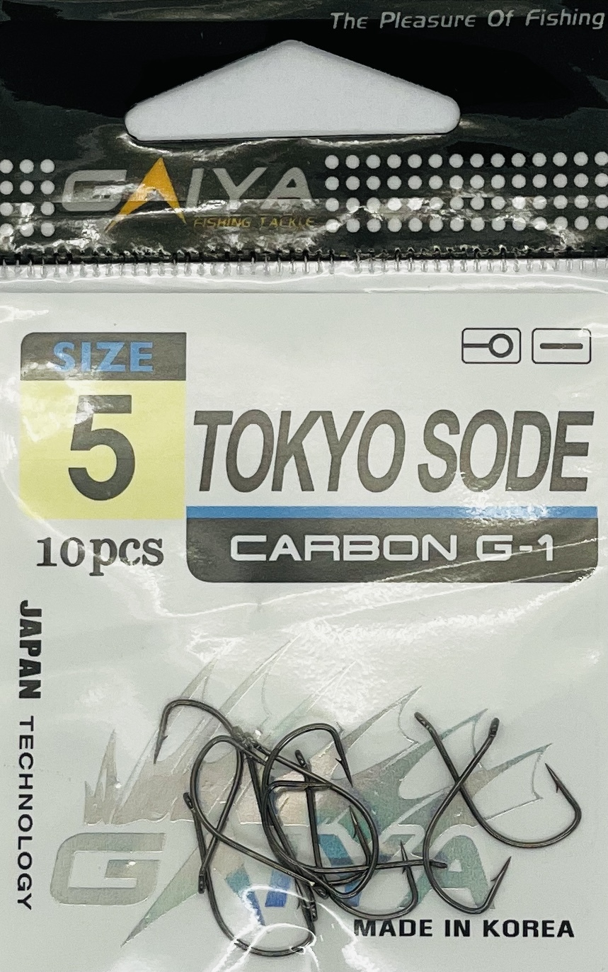 Крючки одинарные TOKYO SODE, размер 5, 10 шт.