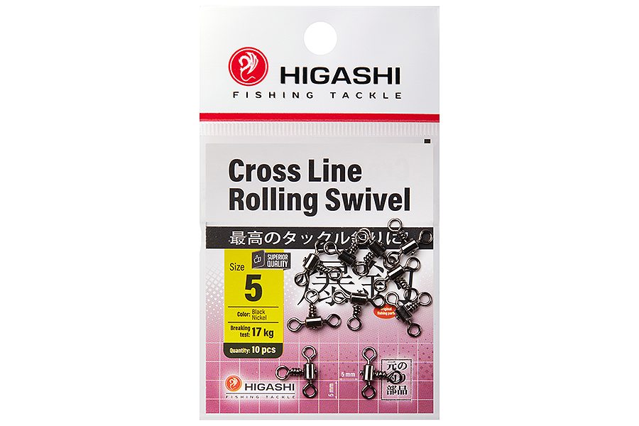 Вертлюг HIGASHI Cross Line Rolling Swivel #5