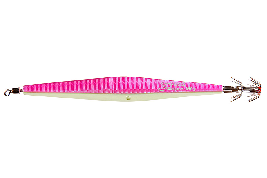 Asari Кальмарница ASARI Squid Stinger 150гр #Shinning pink Lumo glow