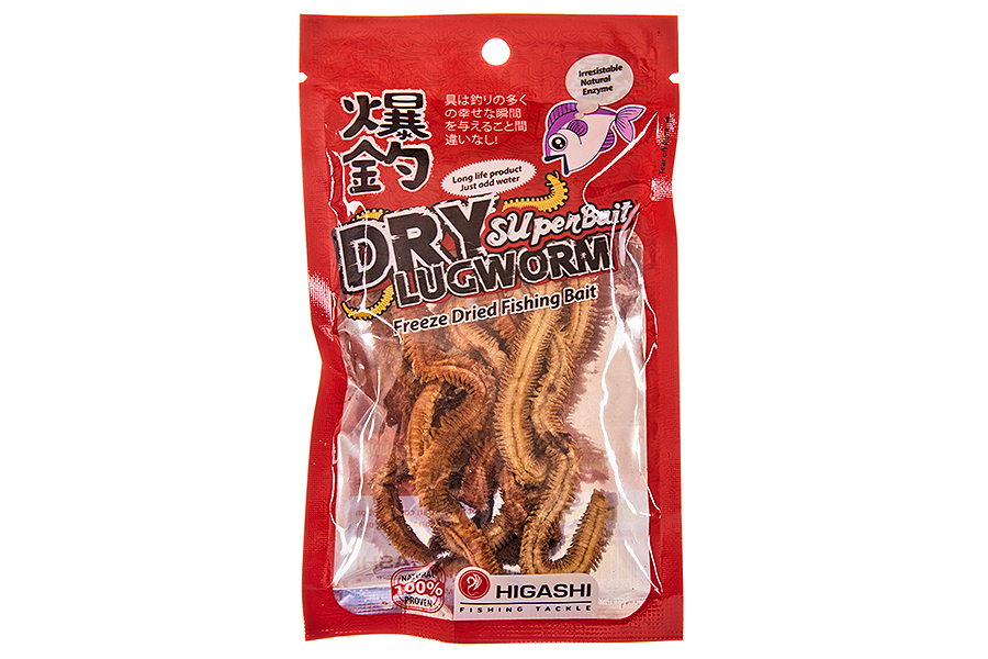 Наживка HIGASHI Dry Lugworm "SuperBait" #Red