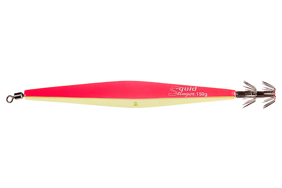 Asari Кальмарница ASARI Squid Stinger 150гр #Fluo Red Lumo glow