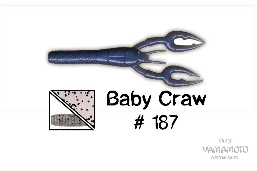 Higashi Приманка GARY YAMAMOTO Baby Craw 3.75" #187