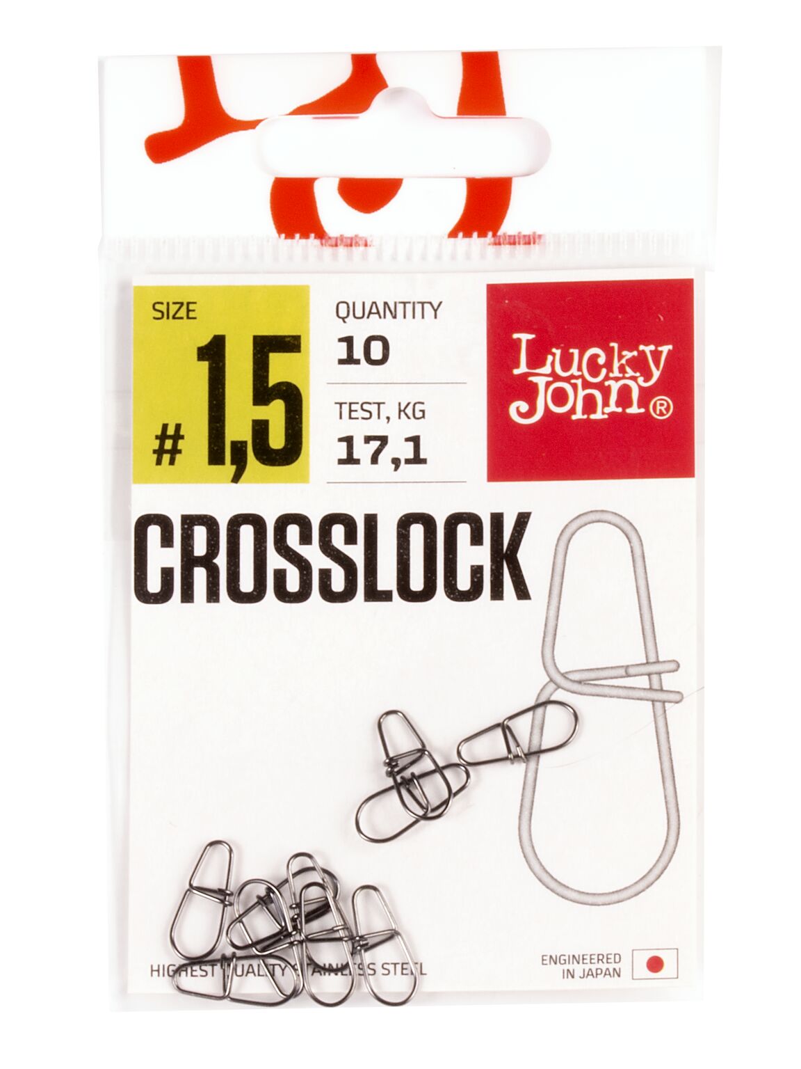 Застежки LJ Pro Series CROSSLOCK 0015 10шт.