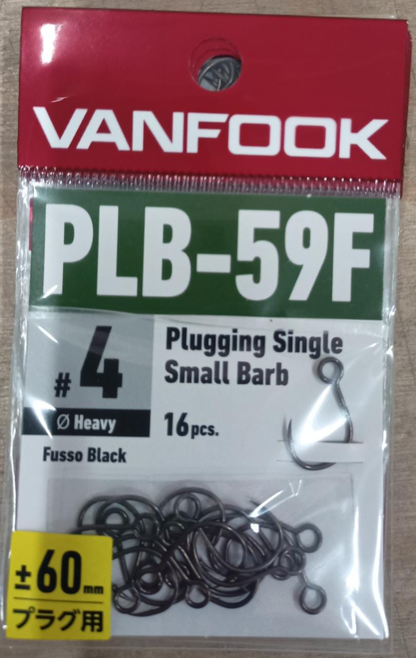 Vanfook Крючки VANFOOK PLB-59F fusso black #4