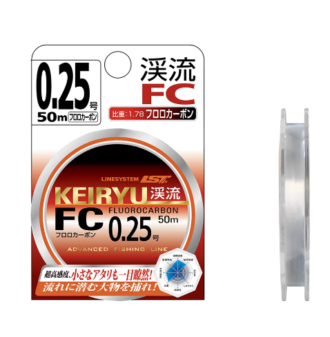 LINESYSTEM Флюорокарбон LINESYSTEM Keiryu FC 50m #0,25 (0,083mm)