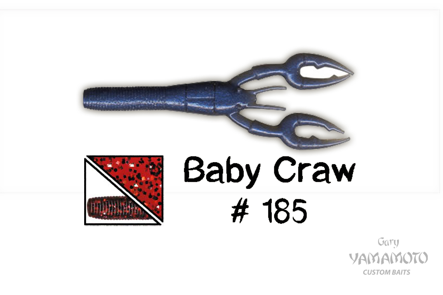 Higashi Приманка GARY YAMAMOTO Baby Craw 3.75" #185