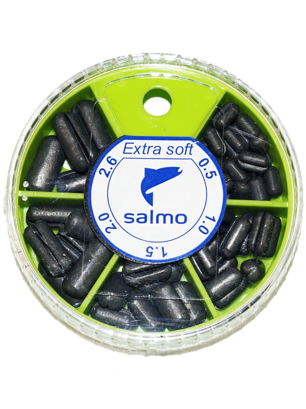 Грузила Salmo EXTRA SOFT малый 5 секц. 0,5-2,6г 060г набор 2