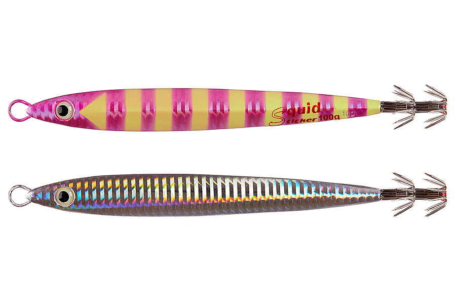 Asari Кальмарница ASARI Squid Sticker 125гр #01 Pink-Lumo