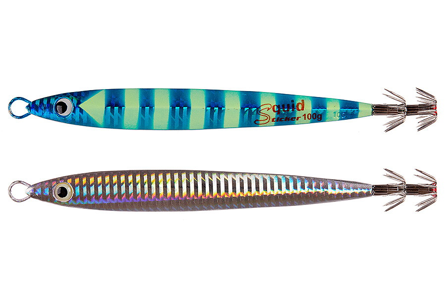 Asari Кальмарница ASARI Squid Sticker 125гр #03 Blue-Lumo