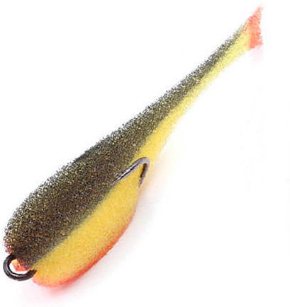 Поролоновая рыбка YAMAN на двойнике, 110 мм, цвет 19 UV