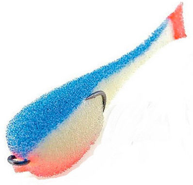 Поролоновая рыбка YAMAN на двойнике, 110 мм, цвет 22 UV