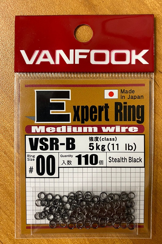 Vanfook Заводные кольца VANFOOK VSR-B #00 stealth black