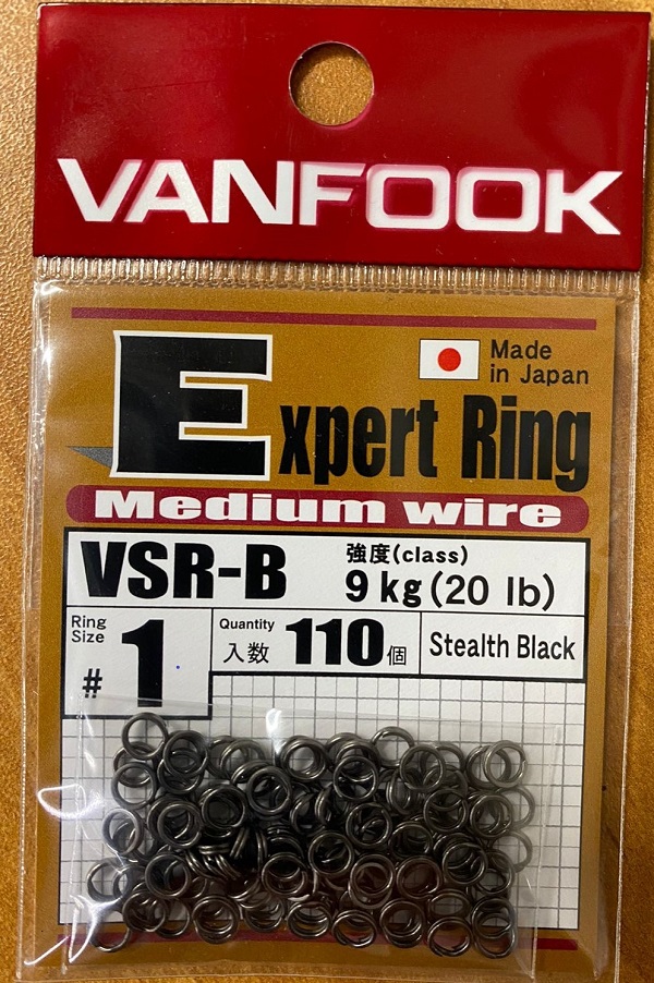 Vanfook Заводные кольца VANFOOK VSR-B #1 stealth black
