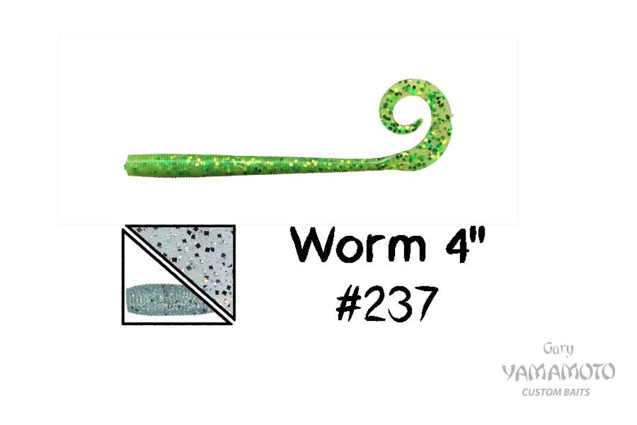 Higashi Приманка GARY YAMAMOTO Worm 4" #237