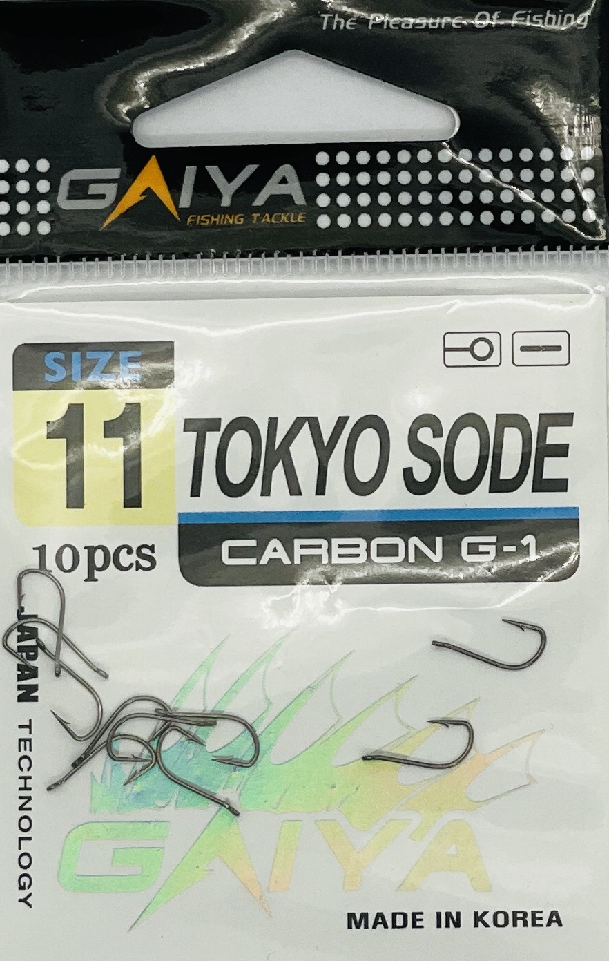 Крючки одинарные TOKYO SODE, размер 11, 10 шт.