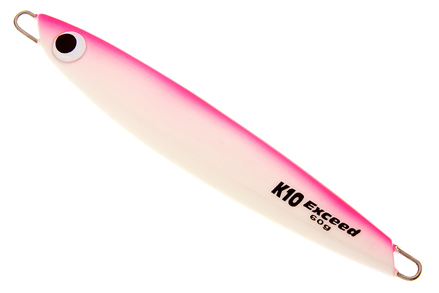 Asari Пилькер ASARI K10 Exceed 60гр w/o hook #01 Pink Glow