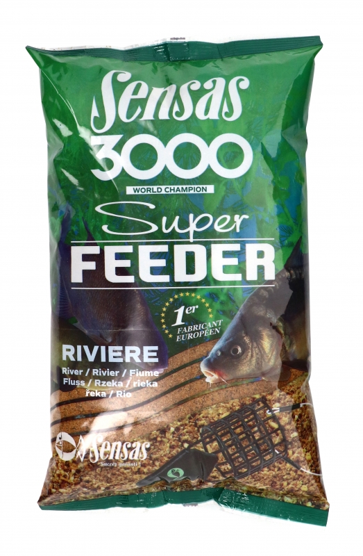 Прикормка Sensas 3000 Super FEEDER RIVER 1кг