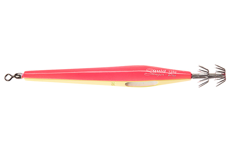 Asari Кальмарница ASARI Squid Stinger Pro 125гр #Fluo Red_Lumo glow