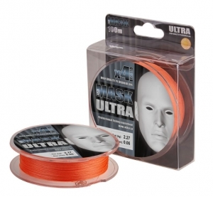 Леска плетёная AKKOI Mask Ultra X4 0,06мм 130м Orange