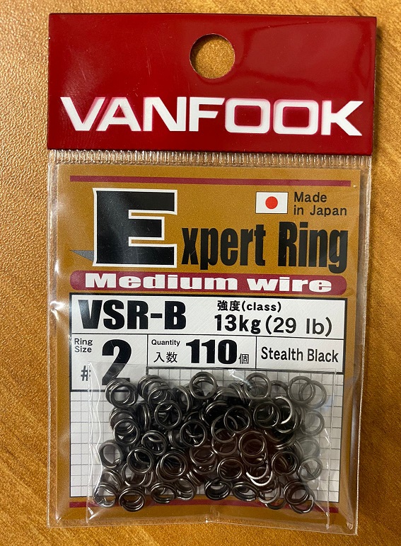 Vanfook Заводные кольца VANFOOK VSR-B #2 stealth black