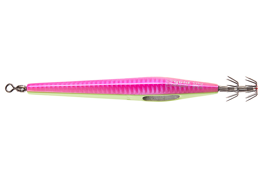 Asari Кальмарница ASARI Squid Stinger Pro 125гр #Shinning pink Lumo glow