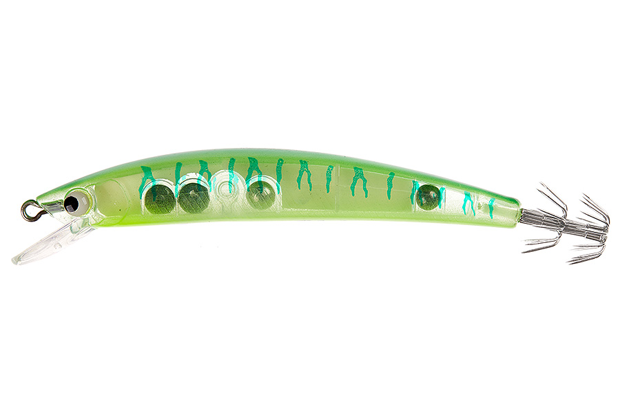 Кальмарный воблер  HIGASHI Pelagic 19g #04. Green Mackerel