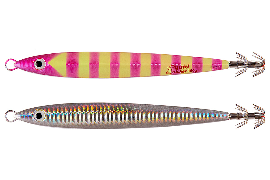 Asari Кальмарница ASARI Squid Sticker 150гр #01 Pink-Lumo