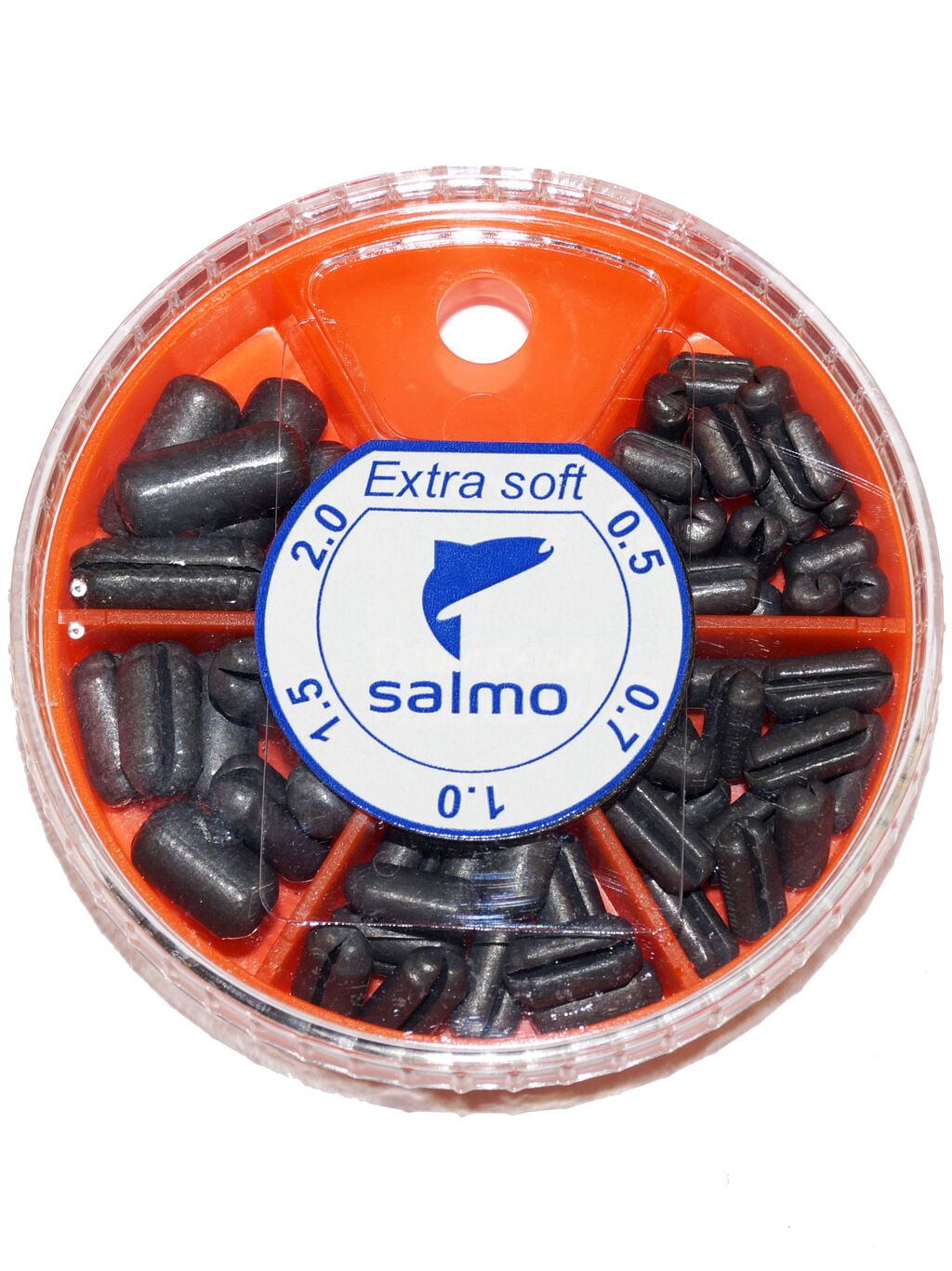 Грузила Salmo EXTRA SOFT малый 5 секц. 0,5-2,0г 060г набор 1