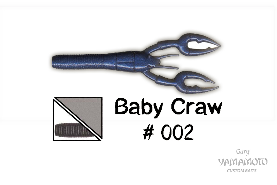 Higashi Приманка GARY YAMAMOTO Baby Craw 3.75" #002