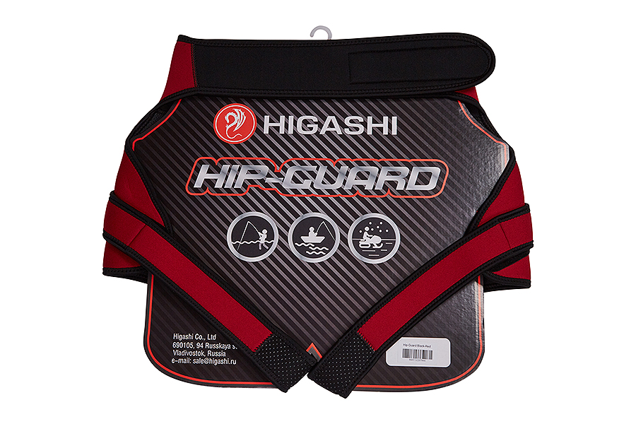 Higashi Защита неопреновая HIGASHI Hip-Guard #Black-Red