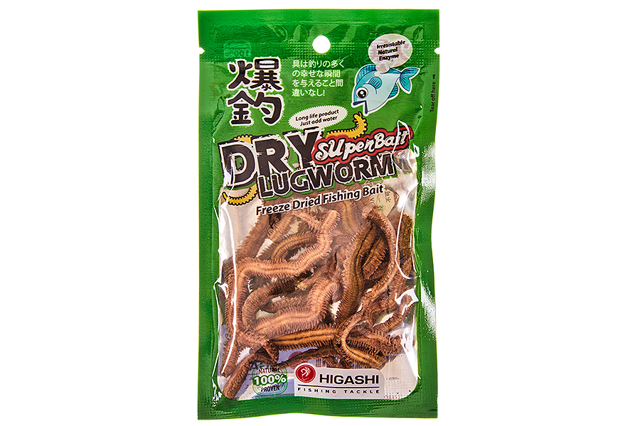 Наживка HIGASHI Dry Lugworm "SuperBait" #Green