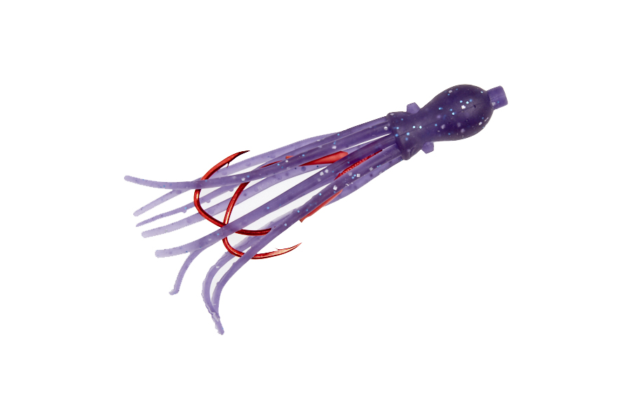 Higashi Приманка оснащенная HIGASHI Soft Octopus 11 Purple #000 HA-002 XXL