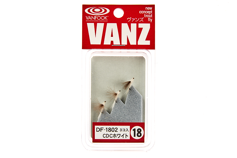 Vanfook Набор VANFOOK Dry Fly 1802 CDC white
