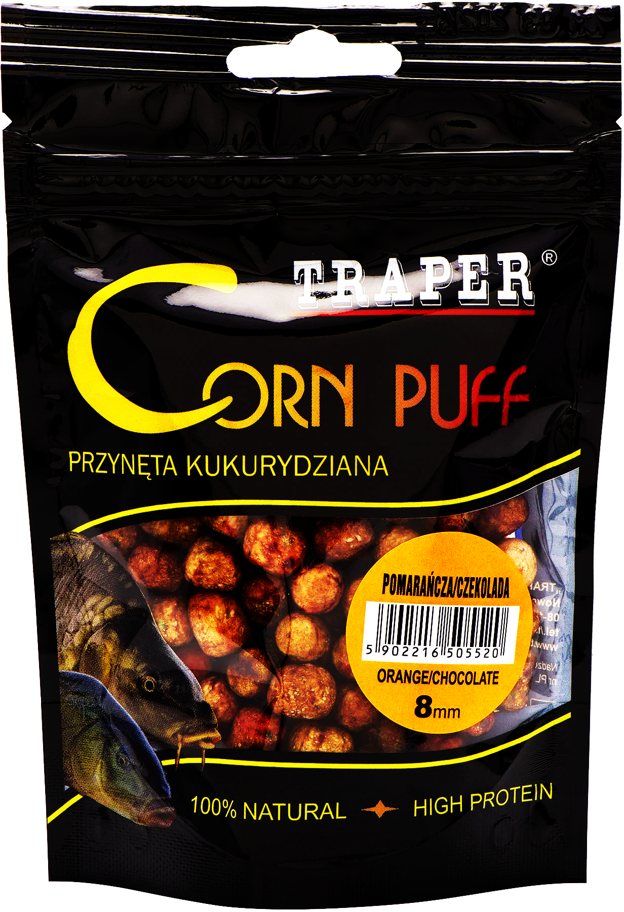 TRAPER Corn puff CHOCOLATE 8 mm