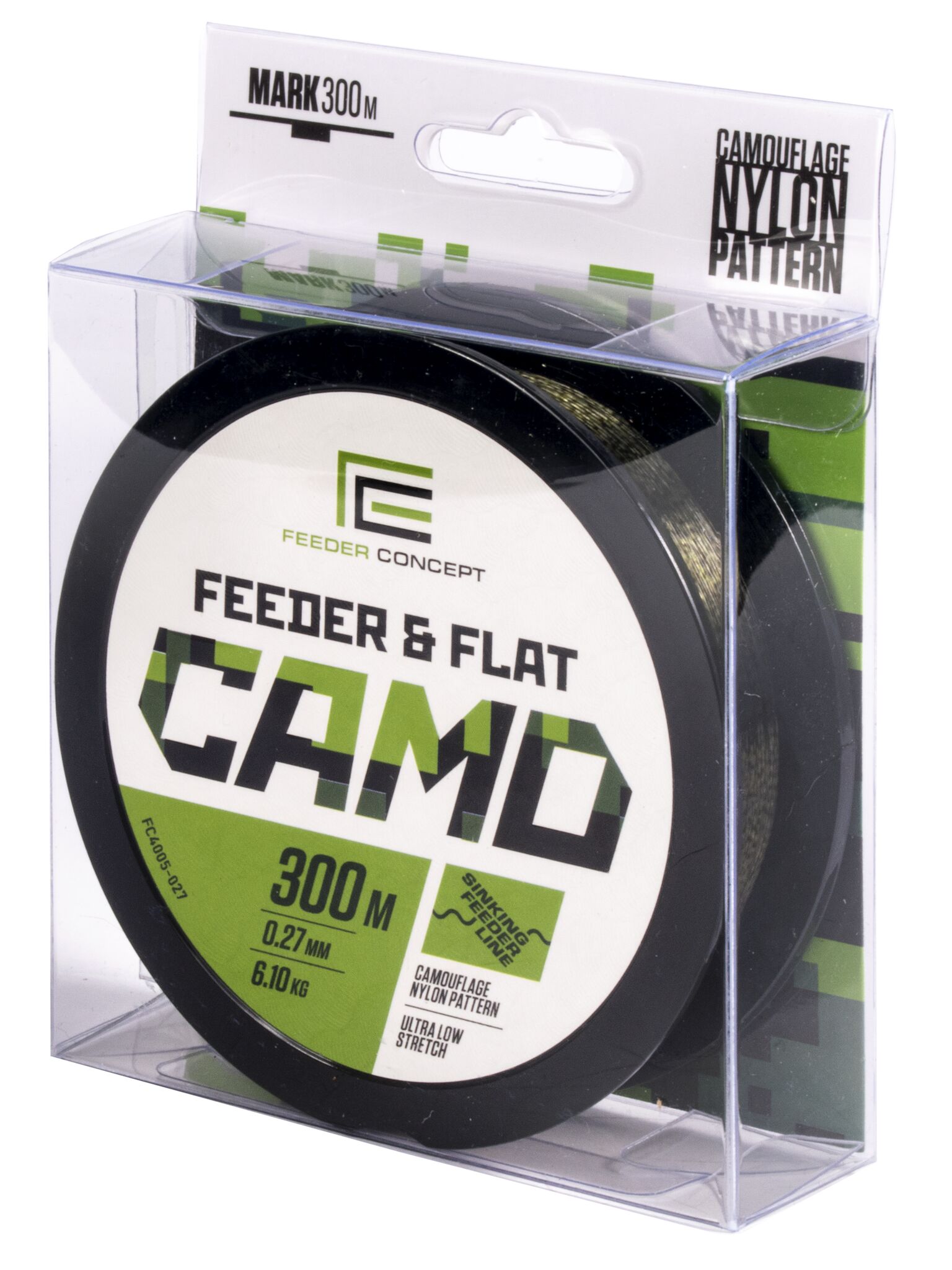 Леска монофильная Feeder Concept FEEDER & FLAT Camo 300/027