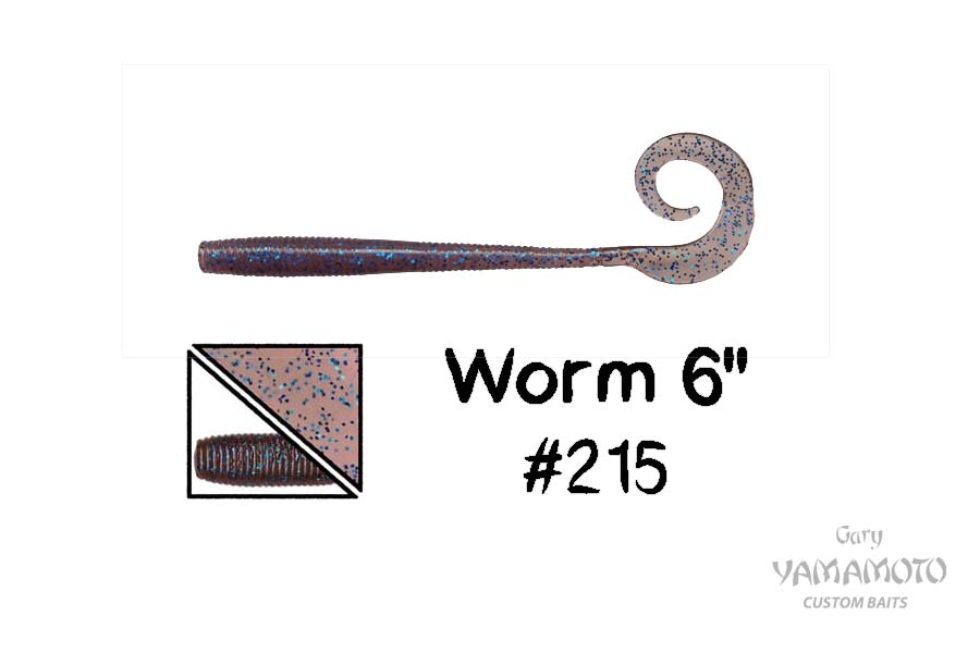 Higashi Приманка GARY YAMAMOTO Worm 6" #215