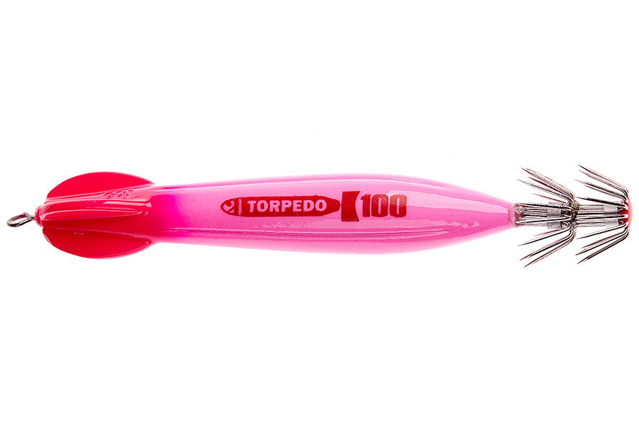 Asari Кальмарница ASARI Torpedo 100гр #03 Pink Head-Pink Lumo