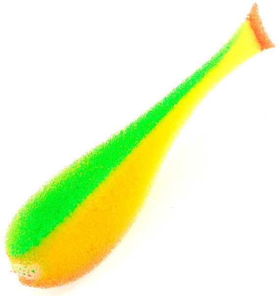 Поролоновая рыбка YAMAN на двойнике, 110 мм, цвет 21 UV