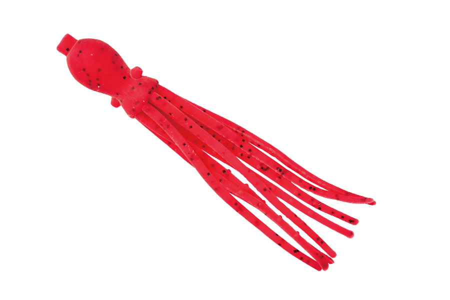 Nikko Kasei Приманка NIKKO Octopus 4.5" #UV Red