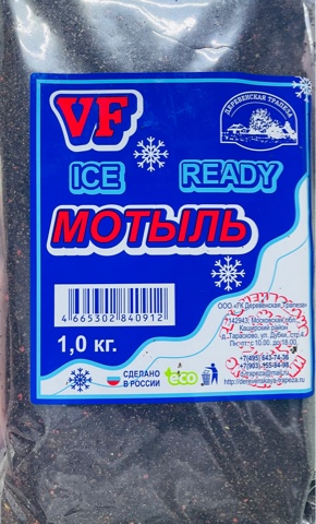 Прикормка  VF ICE Мотыль 1 кг.